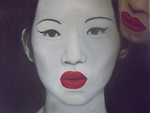Peinture à l'huile toile Le Secret cadeau artistique idéal 20x24 cm