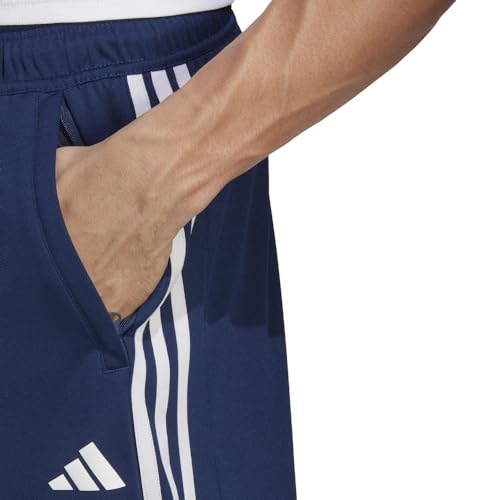 Image of adidas Tr-ES PIQ 3Sho Men Blue Training Shorts Size -