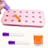 Mailfull 20 sztuk pipety 5 ml, silikonowe, z 2 szczotkami do czyszczenia, do zastosowań medycznych, do majsterkowania, majsterkowania, roślin, zwierząt domowych, foremek do słodyczy