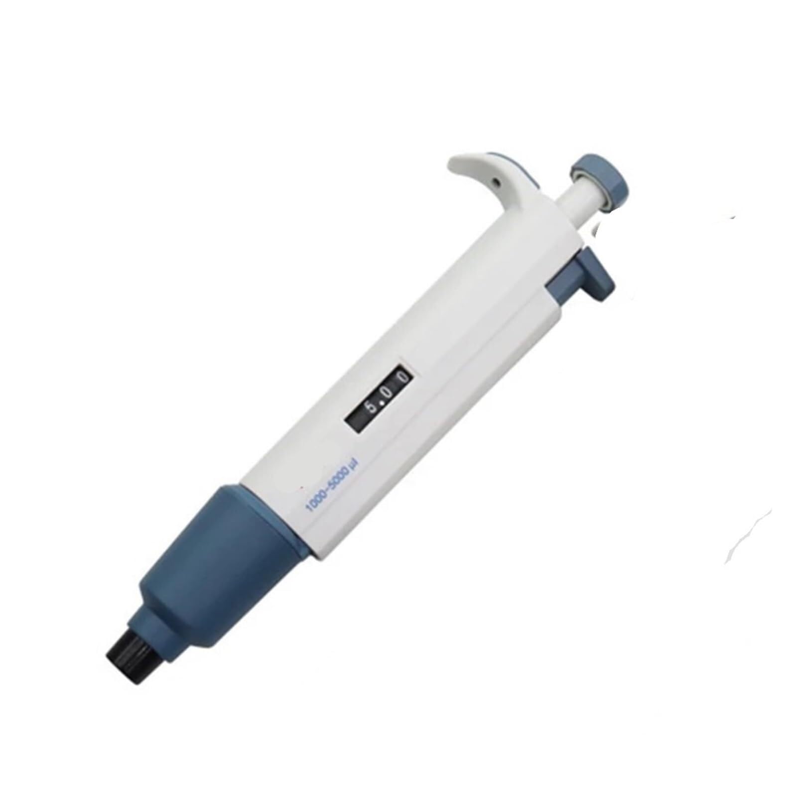 Pipeta Micropipeta De Laboratorio, Pipeta Automática Plástico, Equipo Química Digital Ajustable Con Puntas para laboratorio(5-50ul)