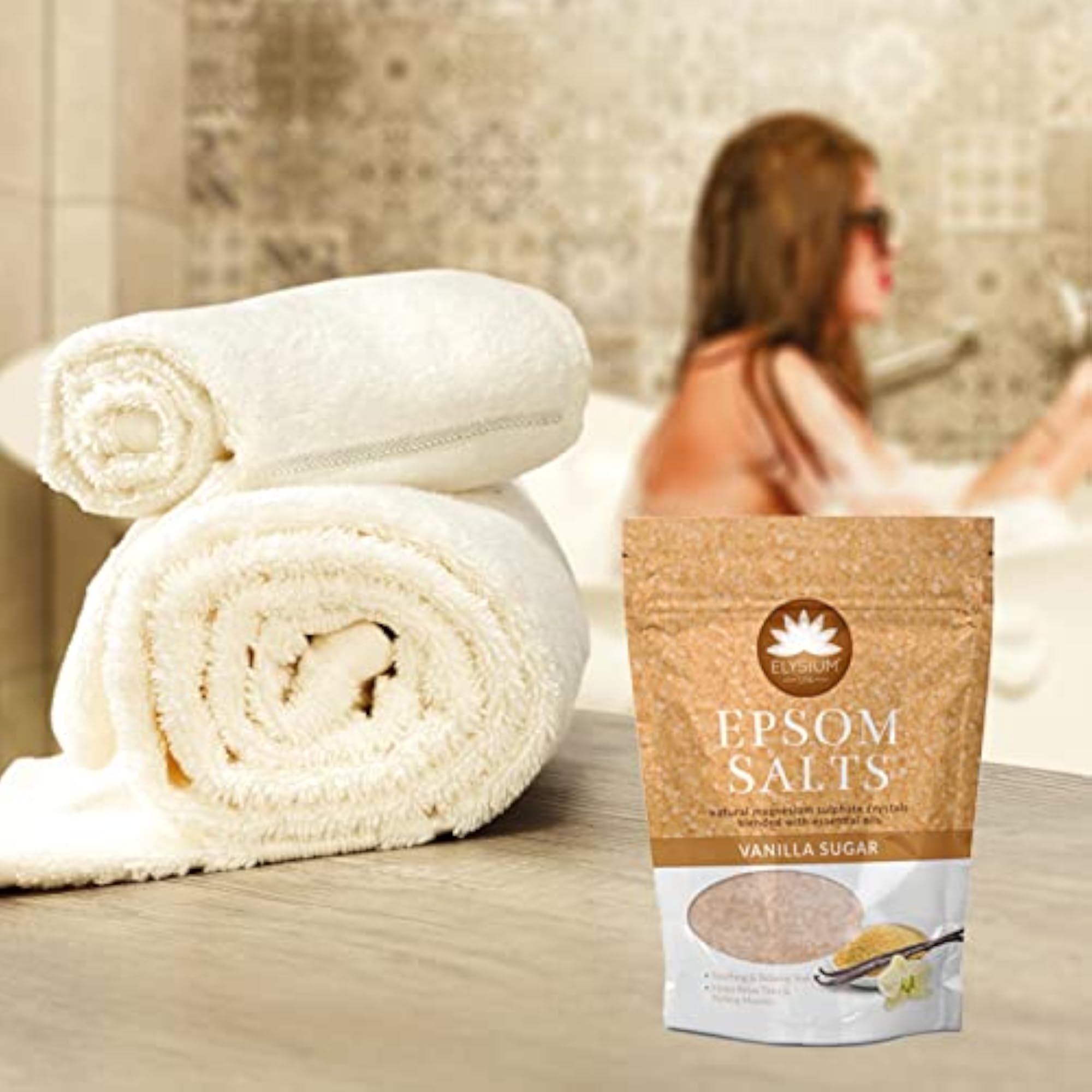 Spa Natural Vanilla Epsom Bath Salts