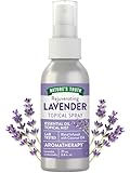 Nature's Truth Lavender Essential Oil Spray | 2.4 fl oz | Room Aroma Mist, Topical Use, & Yoga