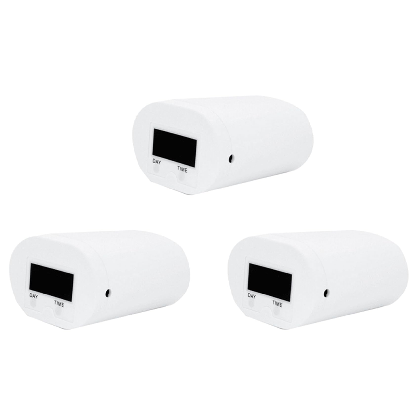 Jnchdghwa White 3X 2 Head Pump Timer System Outdoor Automatic Watering Pump Controller Flowers Plants Sprinkler Drip Irrigation Device