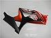 OWCAS US Stock Motorcycle Injection Mold ABS Fairings Kit Fit for K7 2007 2008 GSXR 1000 Bodywork New Aftermarket Fairings Kit Orange Black