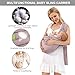 Baby Carrier-Baby Wraps Carrier-Baby Sling,Soft Adjustable Ring Slings for Newborns Infants, Breathable Multi-Functional Sling for Mom&Dad Support Babies Under 36lbs-Pink