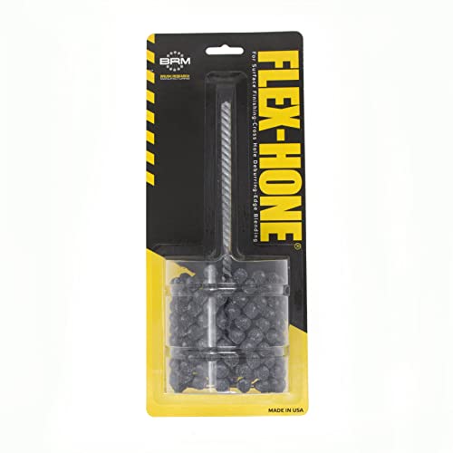 Image of Brush Research BC23480 Flex-Hone, 2-3 /4 inch (69.9mm) Diameter, 80 Grit, Silicon Carbide, for Mild Steel, Stainless Steel, Cast Iron and Softer Ferrous Materials