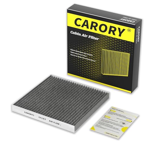 Cabin Air Filter w/Activated Carbon for Honda 2017–2025 CR-V, 2016–2025 Civic, 2009–2020 Fit,...