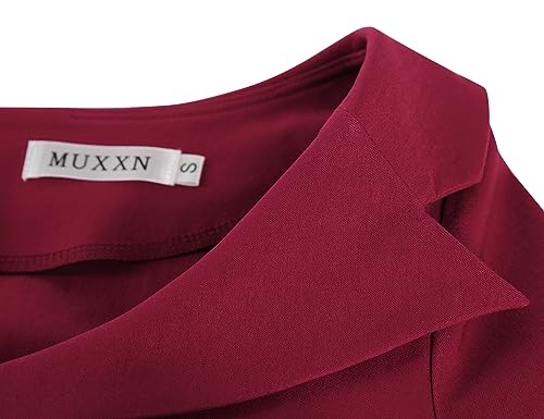 Image of MUXXN Women's Classic Vintage Sweetheart Neckline Cocktail Prom Tea Dress