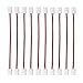 3528 2 Pin LED Strip Jumper Connector - 10PCS iCreating 12V Single Color Solderless LED Light Strip Wire Tape Connectors for 8mm Wide Flexible SMD 3528 2835 Single Color LED Strip Lights