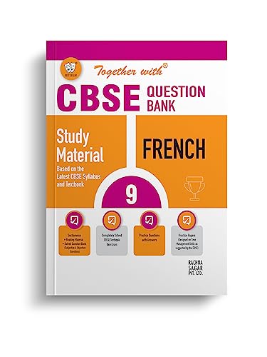RACHNA SAGAR Together With CBSE Class 9 French Solved Question Bank & Practice Papers (Chapterwise & Topicwise) Exam 2023-24