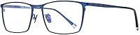 Vista 5 de FONEX, armazón de gafas de titanio para hombre, gafas de montura cuadrada, gafas ópticas completas F85641