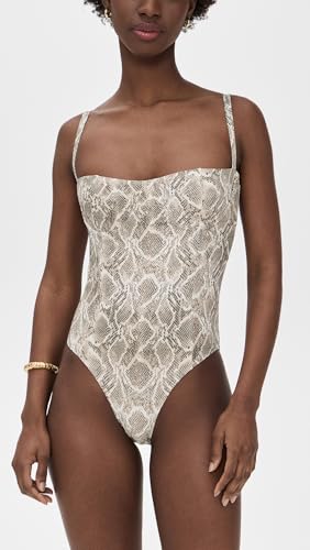 Square Neck Swimsuit in SSP Print001 by good american2