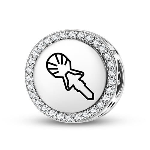Breloque île de Pâques argent 925, le cadeau spirituel pour bracelet original
