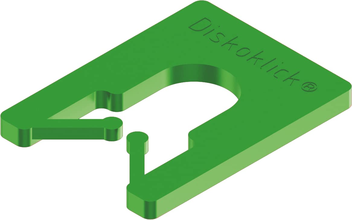 Roto TS11924 Sistema de paletas distanciadoras, Verde, 65 x 52,5 x 5 mm