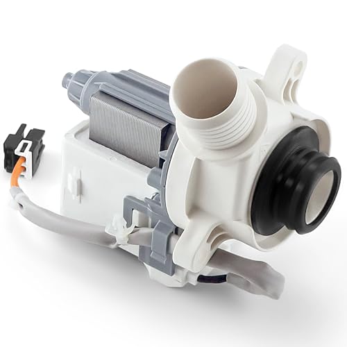 WH23X28418 290d1201g003 290d1201g001 Washer Drain Pump & Motor Assembly Replacement Compatible with G-E Hot-point Washers Replace WH23X24178 WH23X27574 B40-3A01 B30-3A02 By Fetechmate