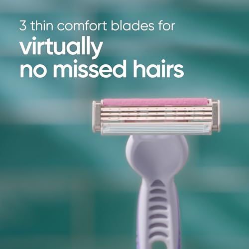 Venus Simply 3 Reveal Disposable Razors, 4 Count - image 3