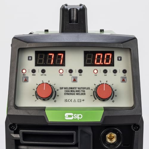 SIP WELDMATE AUTOPLUS MIG Welder 130A 3-in-1 MIG/ARC/TIG Synergic Inverter Portable Welding Machine 6 SIP WELDMATE AUTOPLUS MIG Welder 130A 3-in-1 MIG/ARC/TIG Synergic Inverter Portable Welding Machine - Image 6