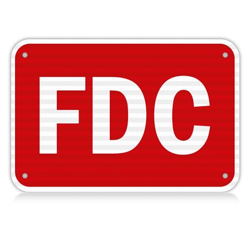 FDC Sign 12" x 18", 60 MIL Engineer Grade Honeycomb Reflective Aluminum