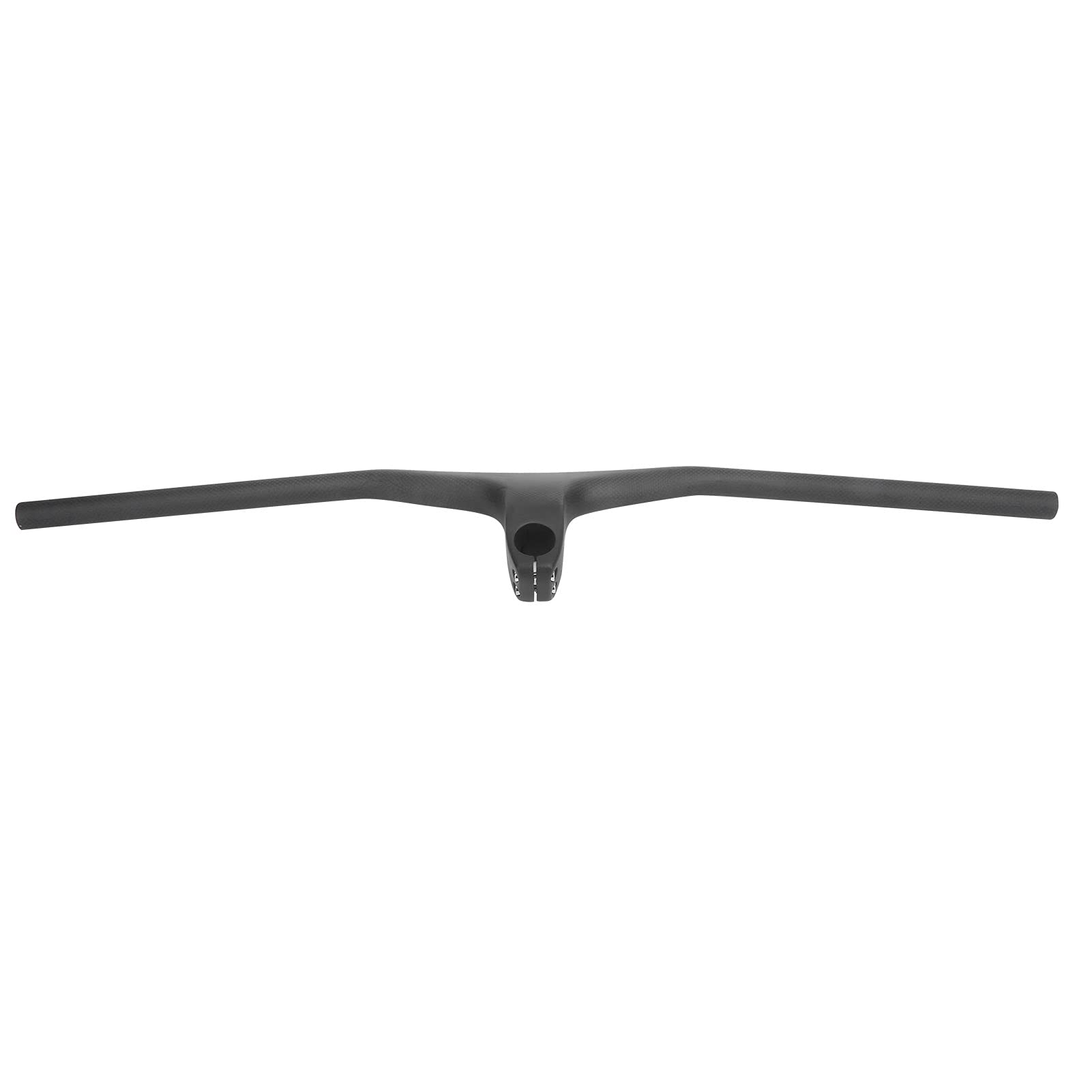 Carbon Fiber Integrated Bicycle Handlebar Super Long High Strength Ergonomic Design Lightweight Mountain Bike Handlebars for Folding Bikes and Road Bikes (100mm)