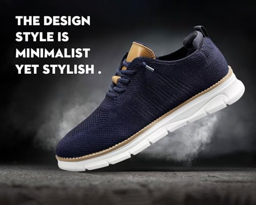 Mens Casual Oxfords Shoes Mesh Slip On Fashion Walking Dress Sneakers Work Lightweight Breathable Soft Sole2