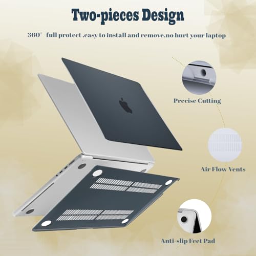Carcasa MacBook Air 15 M3 M2 protectora compatible con los modelos A3241 A3114 A2941 4