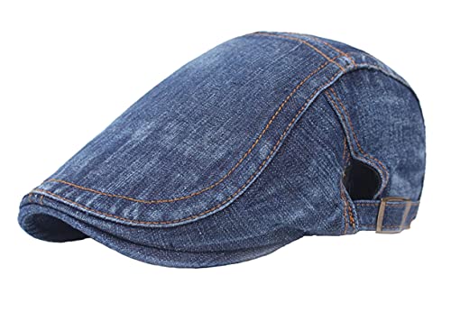 Maxpetus Denim Women's Berets, Newsboy Hats, Chauffeur Hats (Dark Blue) #TOP26