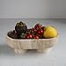 Natural Oval Travertine Fruit Bowl for Kitchen Counter 10