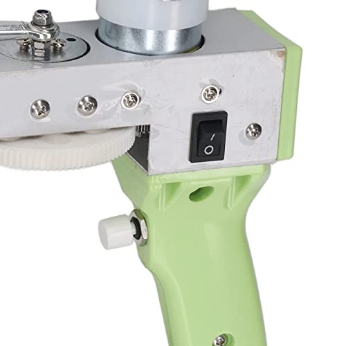 Máquina de Armação de Carpete Elétrica Multiproteção Versátil Máquina de Tufting de Carpete Verde 10