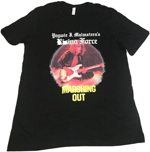 Photo de Men's Yngwie J. Malmsteen'S Rising Force Metal T-Shirt Unisex Black Tee L