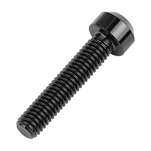 Image of Titanium Torx Square Head M6 x 10 15 20 25 30 35 40 45 50 60 65 70 80mm Screw Pack of 5 (Black, M6x30mm)
