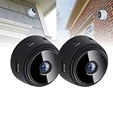 Secret Scope Camera, Secret Camera, Scope Mini Security, WiFi Camear Outdoor Wireless 1080p HD (2Black)