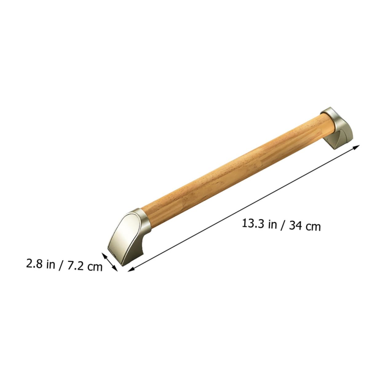 Badewannenhandlauf mit Multifunktionalem Design aus Aluminiumlegierung und Holz Einfacher Montage für Sicheres Halten in Dusche und Badezimmer
