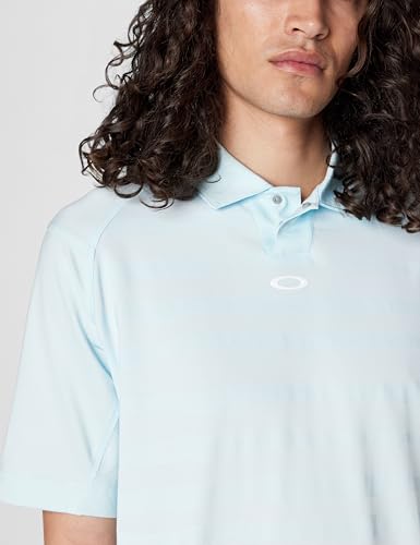 Oakley Mens C1 Wave Length Stripe Polo, Frost, XX-Large - image 3
