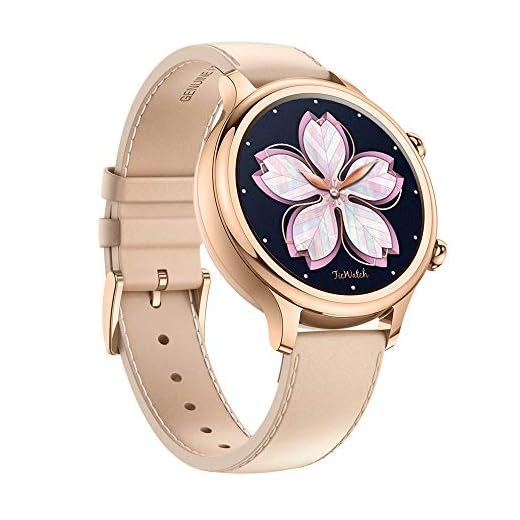 Ticwatch Mobvoi C2, Wear OS von Google Classic Smartwatch, IP68 Sweat und Wasserdicht, Google Pay, Kompatibel mit iPhone und Android
