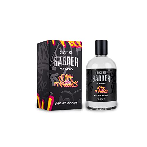 BARBER MARMARA OFF THE RECORD Eau de Parfüm Natural Spray Men 100ml – Herren Parfüm – männer parfüm - parfum herren - Intensiver Langanhaltender Duft - herrenparfum - Aromatisch-würzig