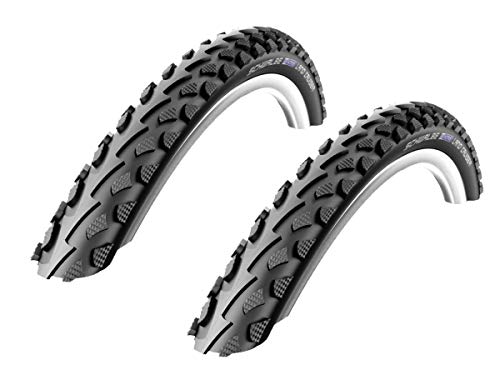 2x Schwalbe Land Cruiser Fahrrad Reifen 26 x 1,9 50-559 schwarz Kevlar...