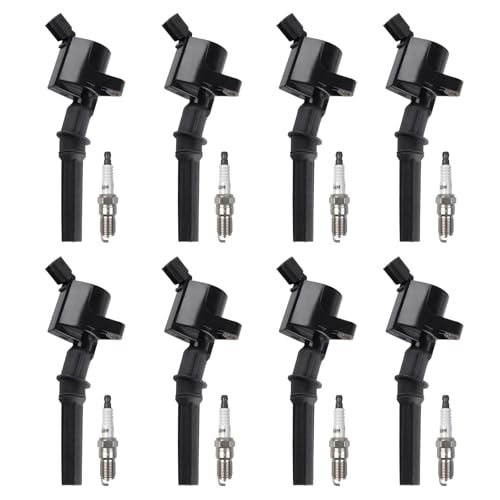 Ignition Coil & Spark Plug Set for Ford 4.6L/5.4L (DG508 SP479) – 8 pcs