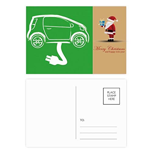 Cartes postales Plug Line Père Noël écologiques pour vos vœux de fin d'année