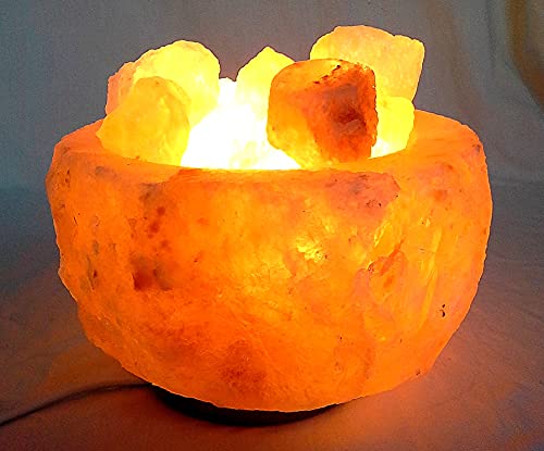 Braciere di sale rosa Salgemma, Himalaya grezzo