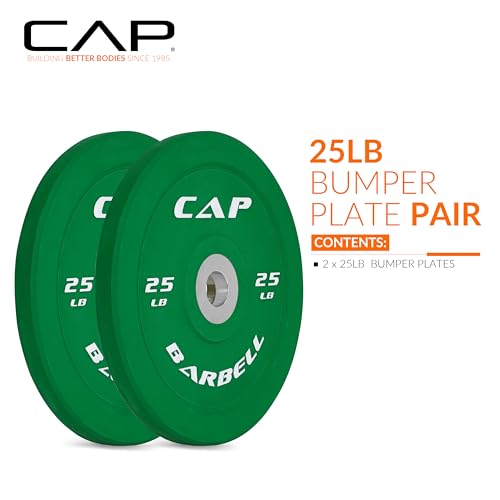 Image of CAP Barbell Rubber Olympic Bumper Plate | Multiple Options /Colors