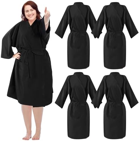 Amazon.com: Toulite 20 Pcs Salon Smocks for Clients Salon Robes Hair ...