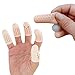 10 Pcs Silicone Finger Cots with Air Holes, Finger Protector Sleeve Covers for Writing, Abrasion and Pain Prevention Finger Cracking - White