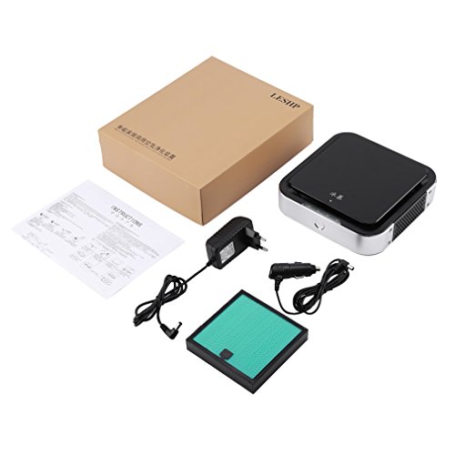 GraceU Anionen Luftreiniger, Elektrostatische Adsorption Staubentfernung Intelligente stufenlose Geschwindigkeitsregelung für Auto Zuhause Büro-8