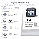 Eurannit Tragbarer Mini-Drucker E98, 12,7 mm, Tintenstrahldrucker mit Touchscreen, 2,8 Zoll, zum Markieren auf Allen Oberflächen, Text, Barcodes, Chargennummern, Logos, Daten