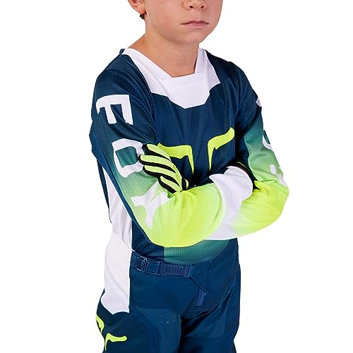 Fox Racing JERSEY MOTOCROSS 180 FLORA YOUTH 180, INDIGO ESCUROS, GG