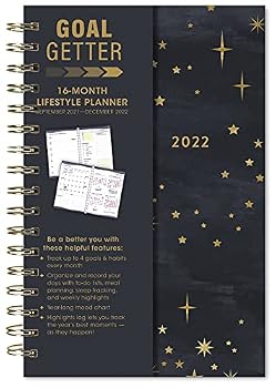 Starry Night Goal Getter 2022 Weekly Planner 16-Month: September 2021 - December 2022 (CW-1339)