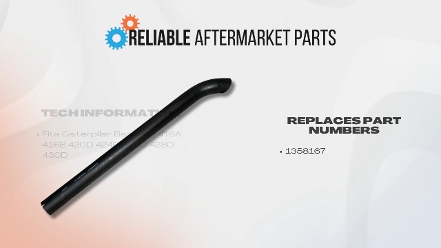 Amazon.com: 1358167 Exhaust Pipe Fits Caterpillar Backhoe 416A