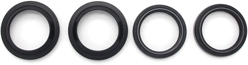Front Fork Shock Oil Seal Dust Seal Fork Seal Set Size model 41MMx53MMx8MM for Yamaha MT-07 MT-09 YP400 XVS400 XVS650 XVS950 XVS1100 XVS1300 FZ400 XVS950 SCR950 XVS950