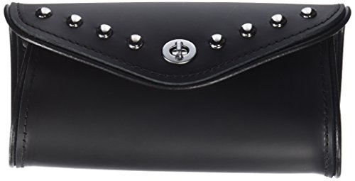 Bolso para parabrisas Kawasaki K53000-271, cuero, negro, 2 litros miniatura 1