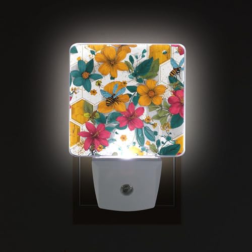 Luz Nocturna con Sensor y Diseño de Abejas miniatura 2
